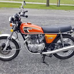 1974 Honda CB360 - Candy Orange - perfect runner