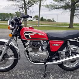 1974 Honda CB360 Rudy Red - perfect runner