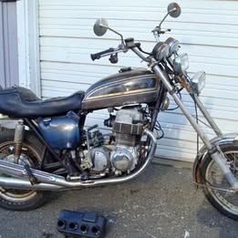 1972 Honda cb750 chopper low miles project w\/title