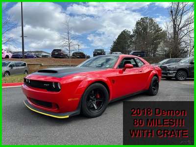 2018 Dodge Challenger SRT Demon 80 Miles with Crate!!