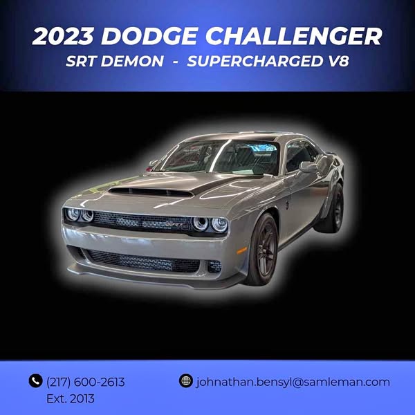 2023 Dodge Challenger SRT Demon