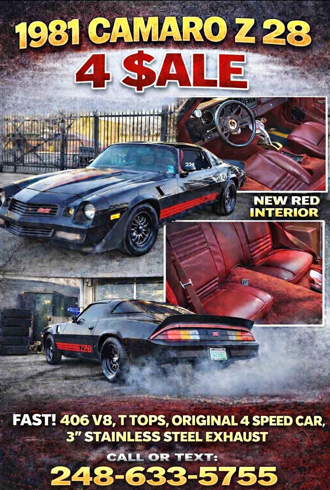 1981 Chevrolet Camaro - Z\/28 Coupe 2D
