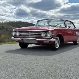 1960 Chevrolet IMPALA BUBBLE TOP \u2014 ROMAN RED | 350 V8 | TH400 | FORD 9\
