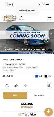 2015 Chevrolet SS - Sedan 4D