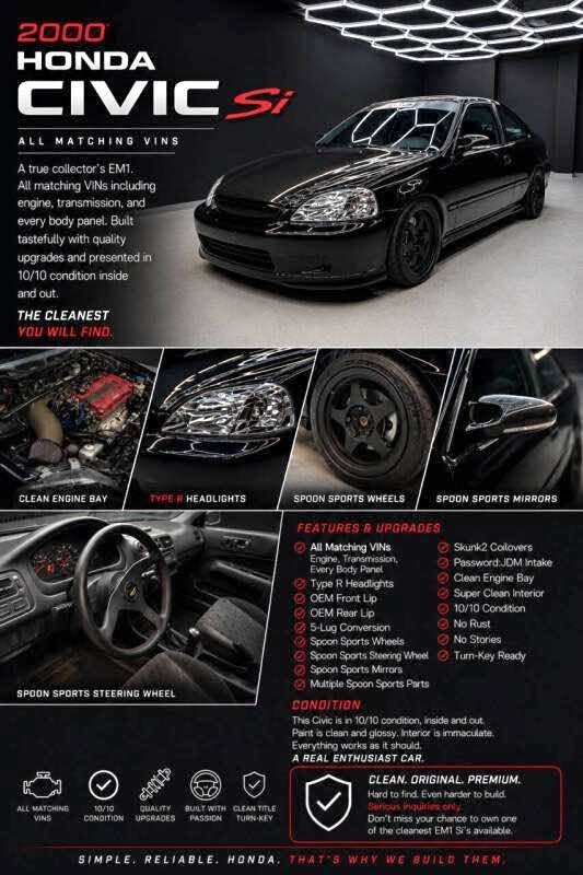1999 Honda Civic - Si Coupe 2D