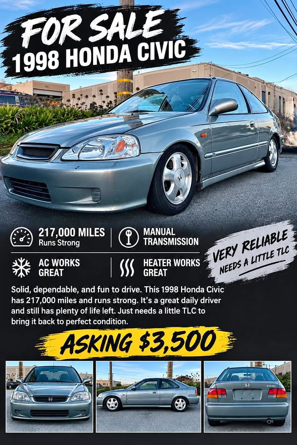 1998 Honda Civic - EX Coupe 2D