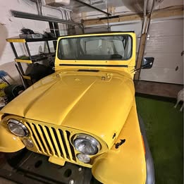 1976 Sunshine Yellow Jeep CJ-5 - (Original) Rebuilt Engine (\u201821) and Transmission (\u201822)
