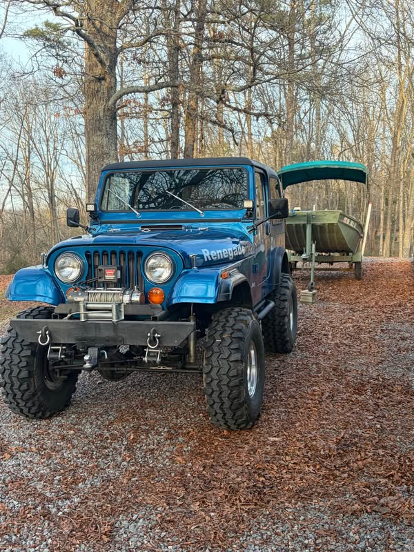 Restored 1984 jeep cj7 rebuilt motor