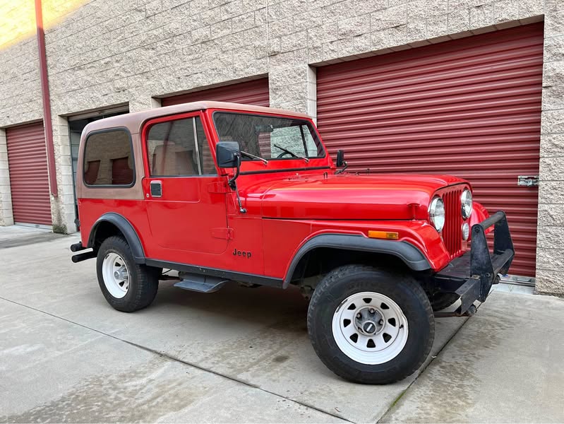 1981 Jeep AMC CJ-7 - Brown, red, tan, black