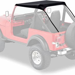 Bimini Soft Top Jeep Cj7 Yj 1976-1991 Canvas Vinyl