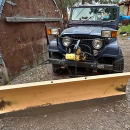 1982 Jeep CJ7 and Snowplow