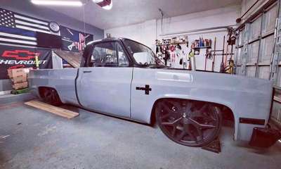 1983 Chevrolet Silverado - LS swap, twin turbo, bagged C10