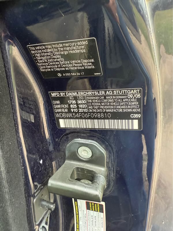 2006 Mercedes-Benz CLK-Class - CLK 350 Coupe 2D