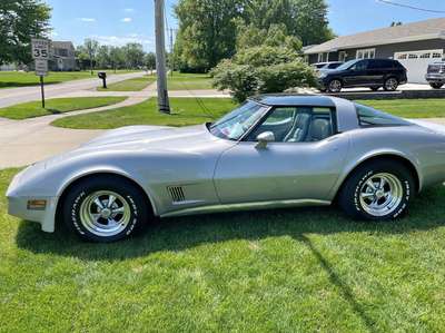 1981 Chevrolet Corvette Removable T-Tops, Silver/Gray,...