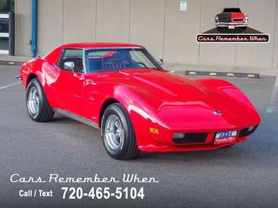 1973 Chevrolet Corvette 383 4-Speed | Red on Red