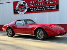1976 Chevrolet Corvette Beautiful Red Coupe T-Tops Show Quality Exterior Paint