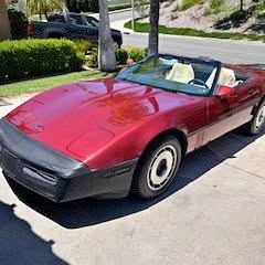 1987 Chevrolet corvette convertible