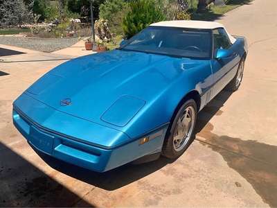 1988 Chevrolet Corvette Convertible Rare Ice Blue, Custom...