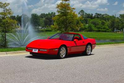 1990 Chevrolet Corvette 24,943 Original Miles, Bright Red...
