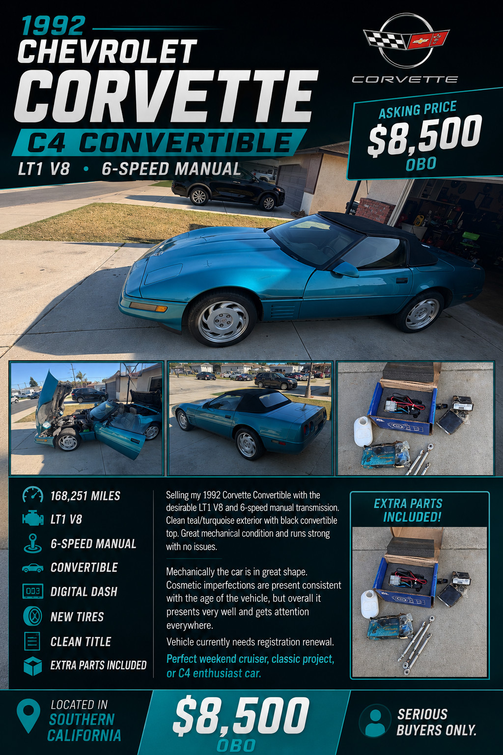 1992 Chevrolet Corvette LT 1