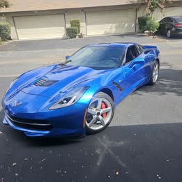 2014 Blue Chevrolet Corvette Stingray LT