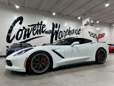 2014 Chevrolet Corvette Coupe Z51, 2LT, NAV,  7-SPD, CFTOP...