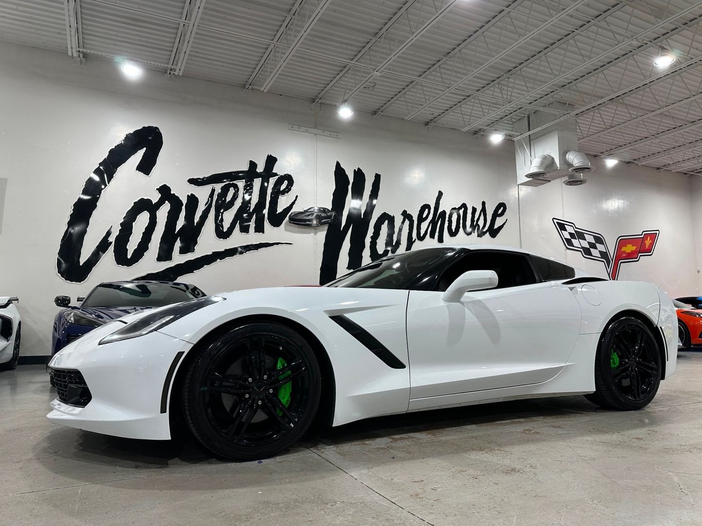 2016 Chevrolet Corvette Coupe Premium Auto, Black Wheels,...