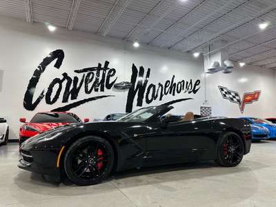 2014 Chevrolet Corvette CONV 3LT, NPP, J6F, Z51 Black,...