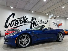 2017 Chevrolet Corvette CONV 2LT, Z51, UQT, NAV, Auto Chromes Blue Top 44k
