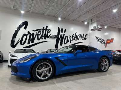 2014 Chevrolet Corvette Coupe 2LT, NPP, Glass Top, Chromes,...