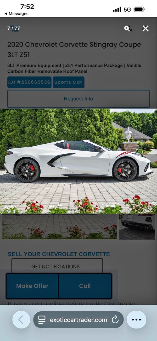 2020 Chevrolet Corvette Stingray Coupe 3LT Z51