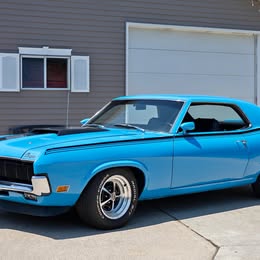 1970 Mercury Cougar Eliminator Competition Blue