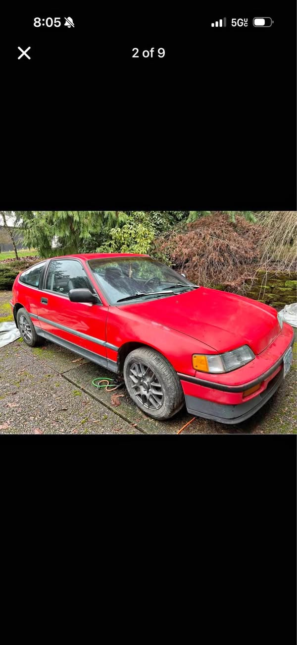 1989 Honda crx - si