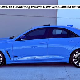 2023 Cadillac ct4 v-series blackwing imsa edition