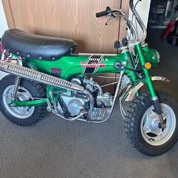 1971 Honda CT70 4-Speed H Model Candy Emerald Green Fully Restored Bike w\/Title