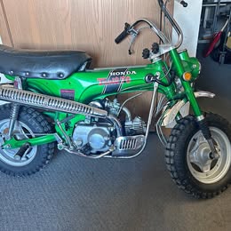 1970 Honda CT70 4-Speed H Model Candy Emerald Green Matching Numbers Survivior !