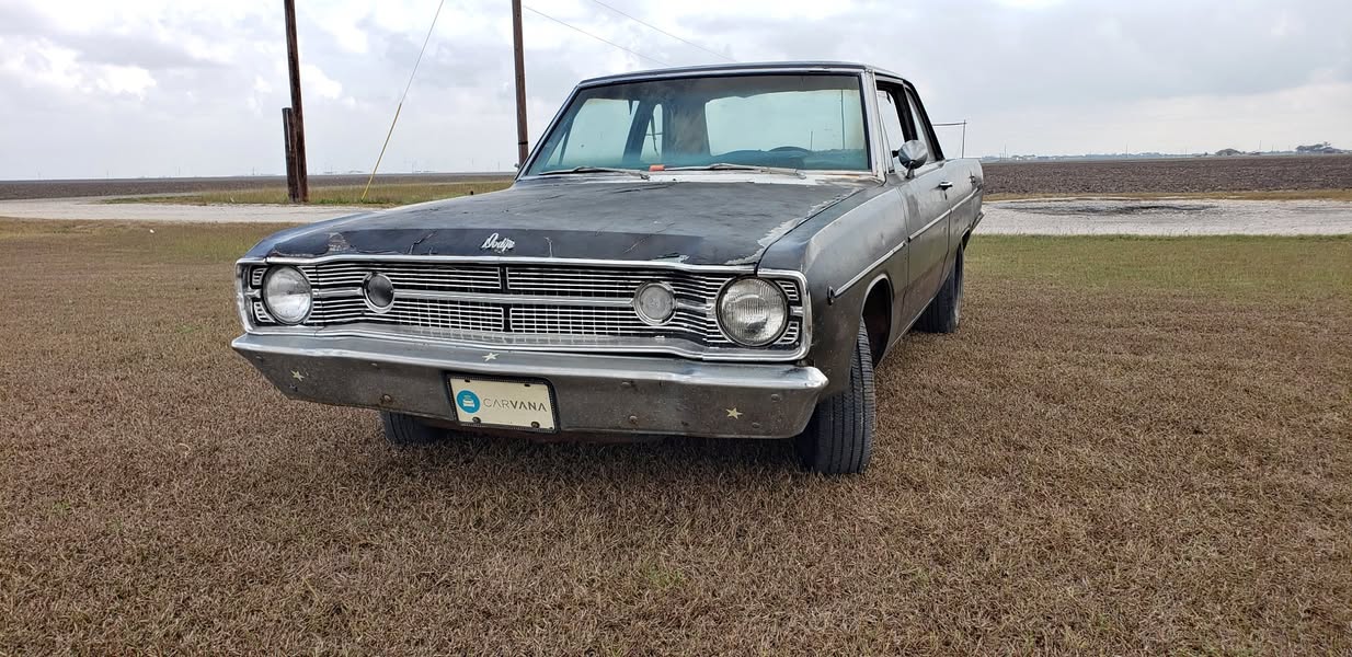 1968 Dodge dart post car