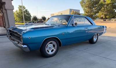 1968 Dodge Dart W2 Heads, Headers, Powder-Coated