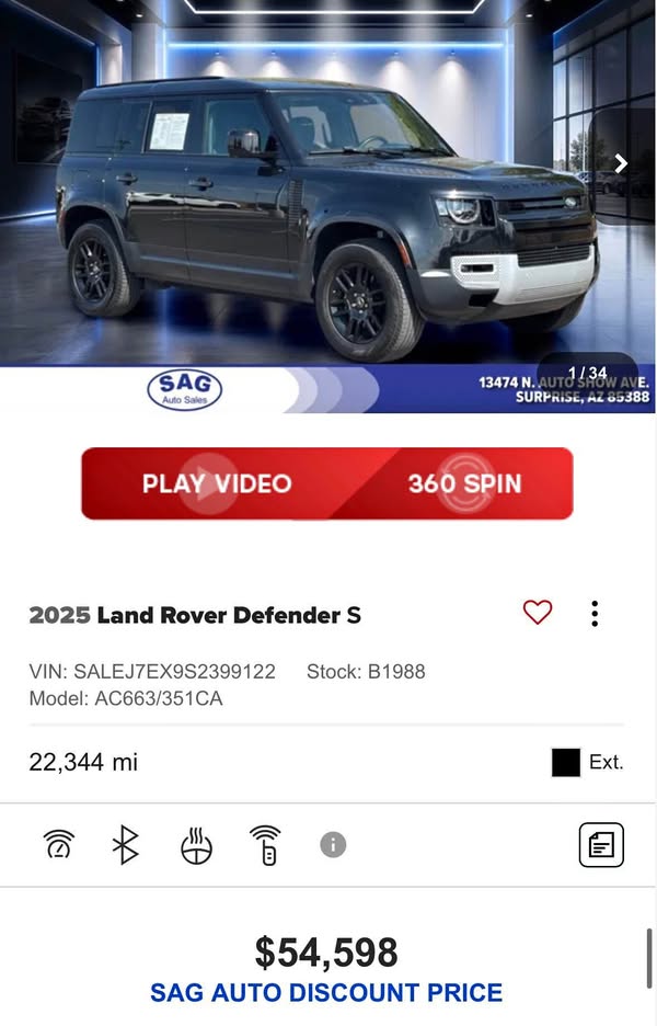 2025 Land Rover Range Rover - Defender S