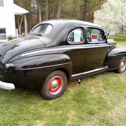 1947 Ford Super Deluxe Long Door Coupe