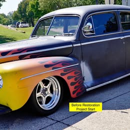 1946 Ford Long door club coupe - Deluxe