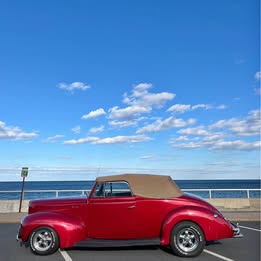 1940 ford deluxe convertible street rod