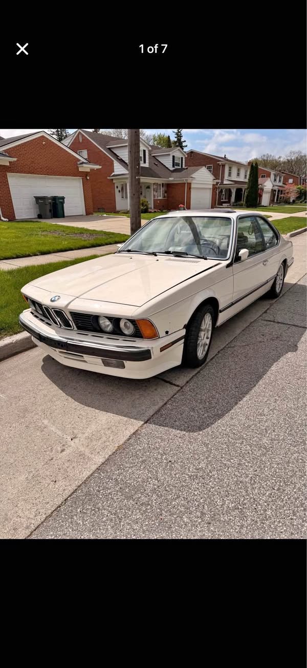 1988 BMW 6 Series - 635 csi