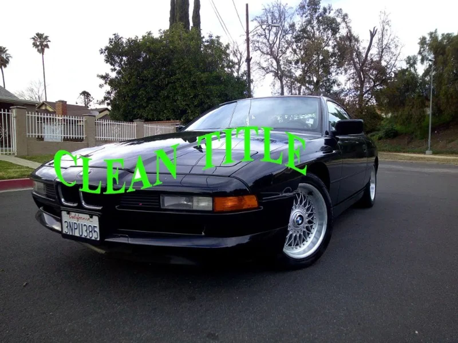1991 BMW 8-Series