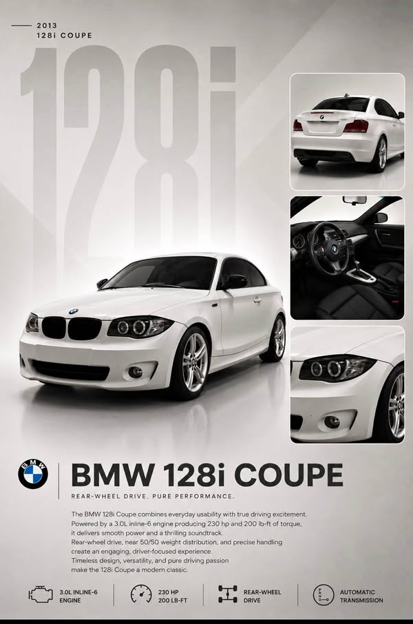 2013 BMW 1 Series - 128i Coupe 2D