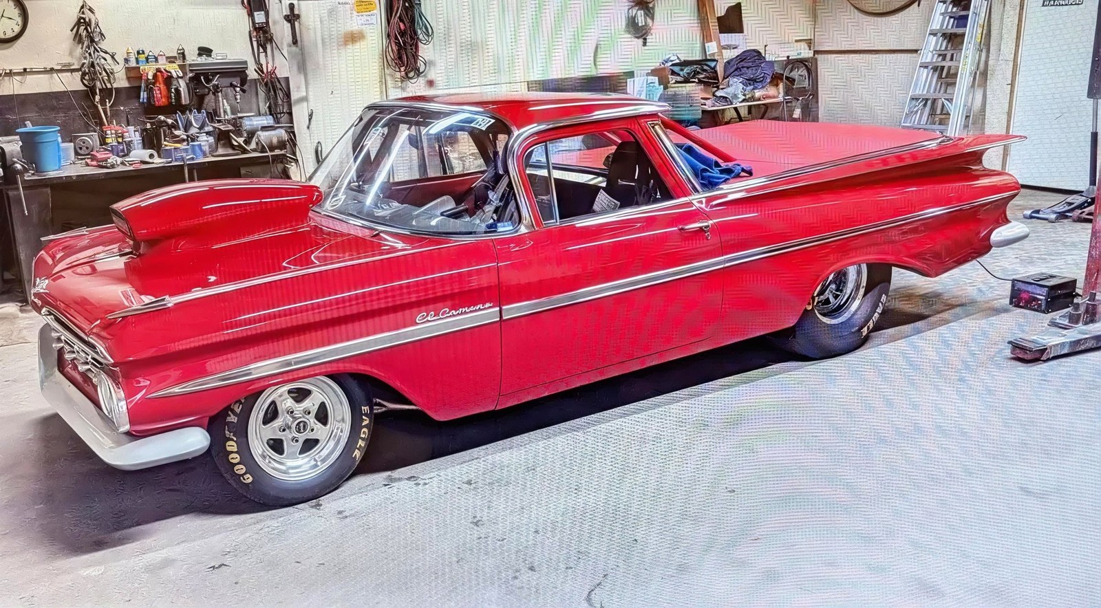 1959 Chevrolet El Camino 632 BBC, 1,340HP, TH400, Lexan,...