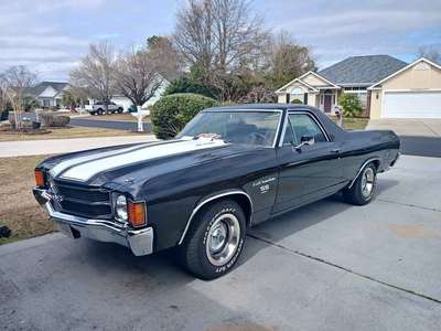 1972 Chevrolet El Camino 454 Big Block V8, Gloss Black...