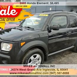 2005 Honda  Element EX AWD 4dr . 2.4L I4  . New Brakes ,New Tires , Excellent Condition !!! One month warranty on engine and transmission 100\u0025.