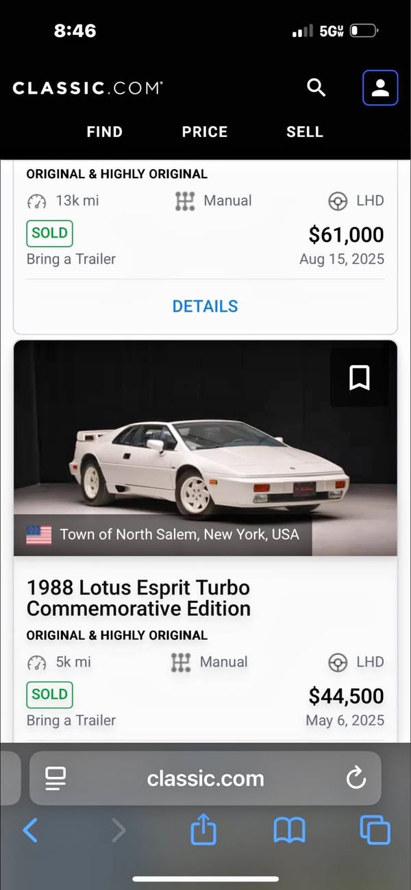 1988 Lotus Esprit
