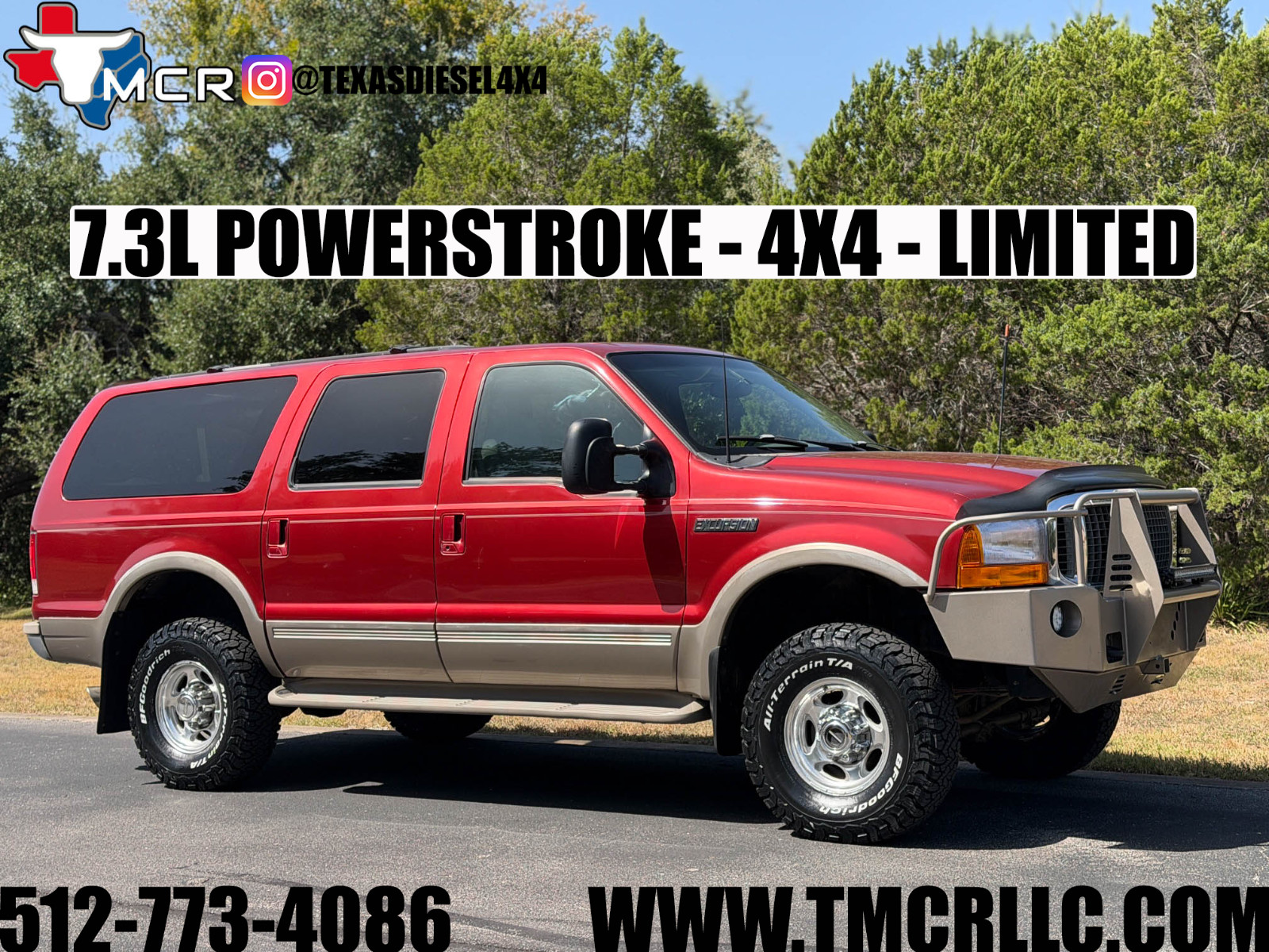 2000 Ford Excursion 4x4 - 7.3L Powerstroke - Limited